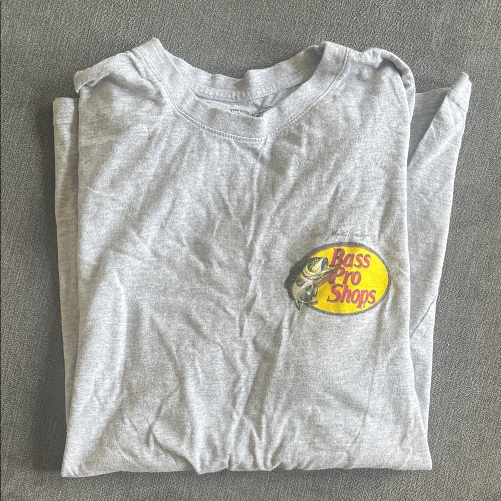 Bass Pro Shops Kids Gray Long Sleeve Tee